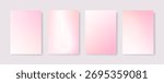 Blurred color gradient background, abstract pink beige white grain gradation texture, vector soft red texture blur abstract background