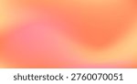 Blurred color gradient background, abstract orange grain gradation texture, vector soft peach noise texture blur abstract background