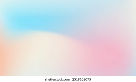 Fondo de gradiente de color borroso, textura de gradación de grano rosa azul abstracto, Vector suave textura de ruido de melocotón desenfoque fondo abstracto