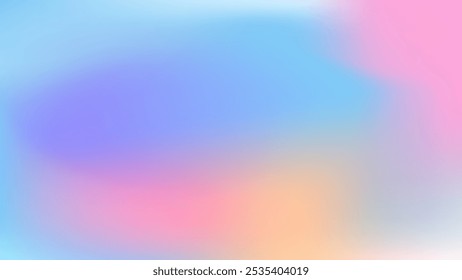 Fondo desenfocado del gradiente del color, textura amarilla púrpura azul abstracta de la gradación del grano, textura blanca azul suave del Vector