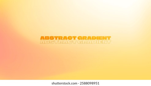 Blurred color gradient background, abstract peach yellow pink grain gradation texture, vector soft pink texture blur abstract background