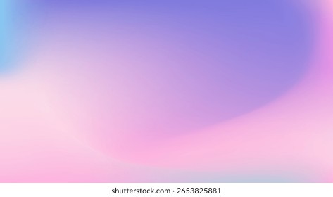 Fondo de gradiente de color borroso, textura de gradación de grano púrpura abstracto, Vector suave textura violeta desenfoque fondo abstracto