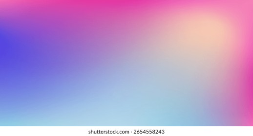 Fondo de gradiente de color borroso, textura de gradación de grano púrpura azul abstracto, Vector suave textura violeta desenfoque fondo abstracto