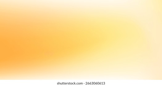 Fondo de gradiente de color borroso, textura de gradación de grano naranja amarillo blanco abstracto, Vector suave textura beige desenfoque fondo abstracto