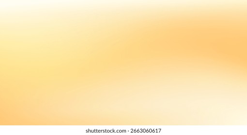 Fondo de gradiente de color borroso, textura de gradación de grano naranja amarillo blanco abstracto, Vector suave textura beige desenfoque fondo abstracto