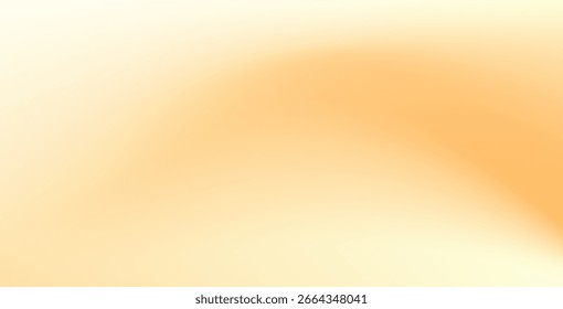 Fundo de gradiente de cor desfocado, textura de gradação de grão amarelo branco abstrato, vetor textura bege suave desfoque fundo abstrato