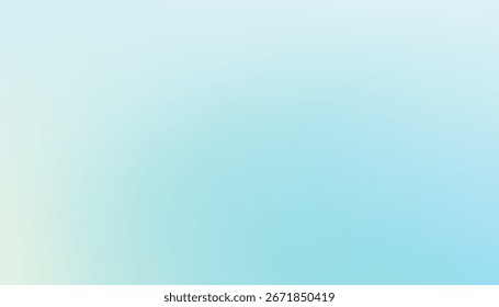 Blurred color gradient background, abstract blue white yellow grain gradation texture, vector soft blue sky texture blur abstract background