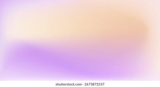 Fundo de gradiente de cor desfocado, textura de gradação de grão azul laranja roxo abstrato, vetor textura de pêssego macio plano de fundo abstrato