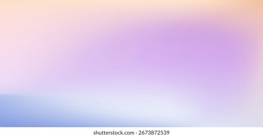 Blurred color gradient background, abstract purple orange blue grain gradation texture, vector soft peach texture blur abstract background