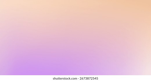 Blurred color gradient background, abstract purple orange blue grain gradation texture, vector soft peach texture blur abstract background