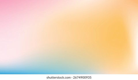 Fundo de gradiente de cor desfocado, cor rosa abstrato laranja laranja azul gradação textura, vetor pêssego macio textura desfoque abstrato fundo
