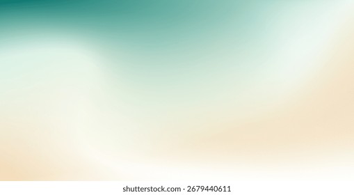 Fondo de gradiente de color borroso, textura de gradación de grano azul turquesa verde amarillo abstracto, Vector suave textura verde azulado desenfoque fondo abstracto