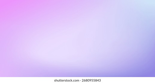 Fundo de gradiente de cor desfocado, textura de gradação de grão roxo azul rosa abstrato, vetor textura de pêssego macio plano de fundo abstrato