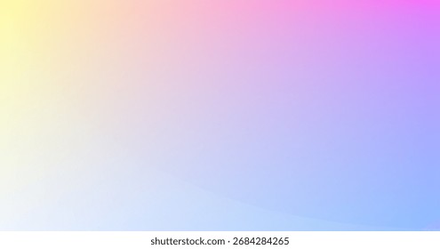 Fondo de gradiente de color borroso, textura de gradación de grano amarillo púrpura rosa abstracto, Vector suave textura violeta desenfoque fondo abstracto