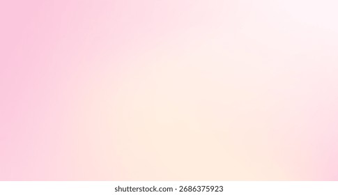 Fundo de gradiente de cor desfocado, textura de gradação de grão amarelo pêssego rosa abstrato, vetor textura rosa pálido suave fundo abstrato