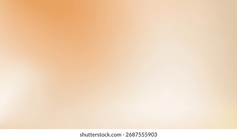Fondo de gradiente de color borroso, textura de gradación de grano de color caqui beige marrón abstracto, Vector suave textura amarilla pálida fondo abstracto