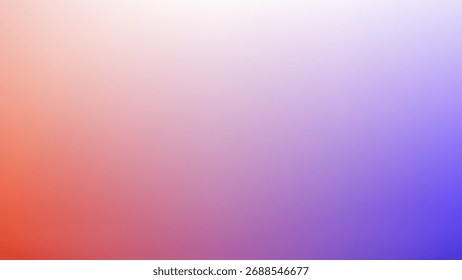 Fondo de gradiente de color borroso, textura de gradación de grano de naranja rojo púrpura azul abstracto, Vector de textura azul suave
