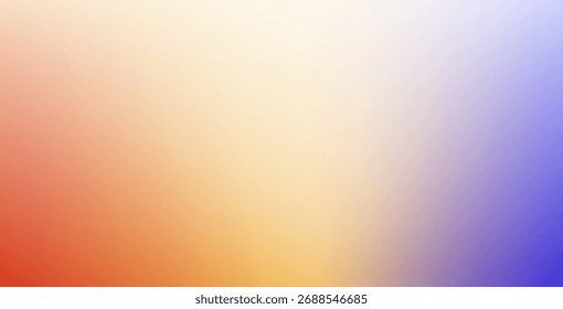 Fondo de gradiente de color borroso, textura de gradación de grano de naranja rojo púrpura azul abstracto, Vector de textura azul suave