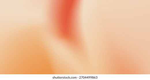 Blurred color gradient background, abstract yellow red orange grain gradation texture, vector soft peach texture blur abstract background concept