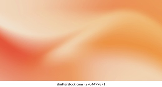 Fondo de gradiente de color borroso, textura de gradación de grano naranja rojo amarillo abstracto, Vector suave textura de melocotón desenfoque concepto de fondo abstracto