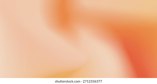 Blurred color gradient background, abstract yellow red orange grain gradation texture, vector soft peach texture blur abstract background modern style concept