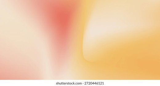 Fondo de gradiente de color borroso, textura de gradación de grano naranja roja amarilla abstracta, Vector moderno textura de melocotón suave desenfoque concepto de fondo abstracto arte