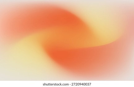 Fondo de gradiente de color borroso, textura de gradación de grano naranja rojo amarillo abstracto, Vector suave textura de melocotón fondo abstracto borroso, diseño moderno