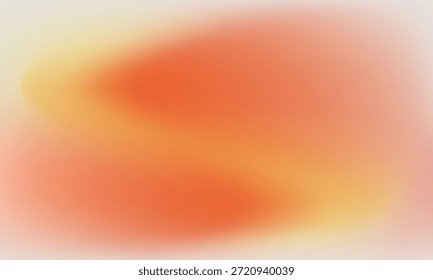 Fondo de gradiente de color borroso, textura de gradación de grano naranja rojo amarillo abstracto, Vector suave textura de melocotón fondo abstracto desdibujado, con un estilo de concepto moderno