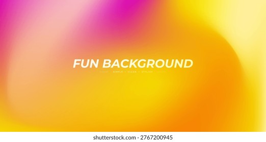 Blurred color gradient background, abstract purple yellow orange grain gradation texture, vector soft pink texture blur abstract background