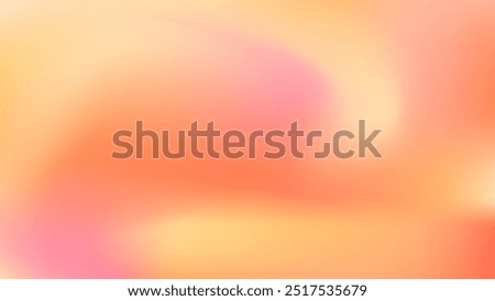 Blurred color gradient background, abstract orange grain gradation texture, vector soft peach noise texture blur abstract background
