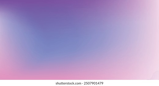 Blurred color gradient purple pink blue grainy color gradient background