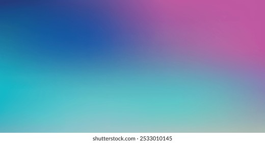 Gradiente de color borroso púrpura rosa azul granulado fondo de color. ilustración de Vector