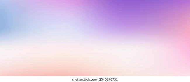 Cor borrada gradiente roxo rosa azul rosa granulado cor gradiente fundo. eps 10
