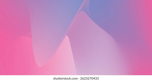 Blurred color gradient purple pink blue grainy color gradient background. Vector Design