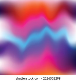 blurred color hologram foil with curve.