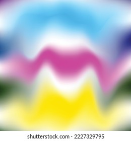 blurred color hologram foil with curve.