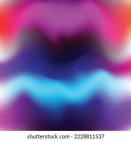 blurred color hologram foil with curve.