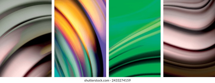 Blurred color line backgrounds. Vector Illustration For Wallpaper, Banner, Background, Card, Book Illustration, landing page