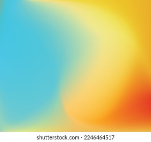 Blurred colored abstract background, Colorful gradient, Colorful illustration with gradient in abstract style, blue orange yellow gradient transitions, Modern design for your apps wallpapers