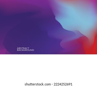 Blurred colored abstract background. Liquid vibrant Smooth transitions of iridescent colors. Colorful gradient. Soft gradient backdrop with place for text, graphic design, banner, poster, wallpaper