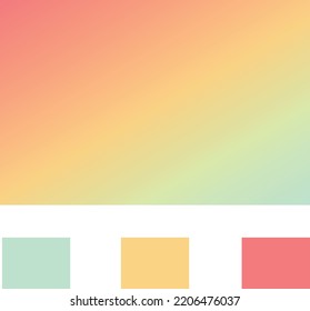 Fondo abstracto de color borroso. Transiciones suaves de colores irrisorios. Gradiente colorido. Fondo arcoiris.
