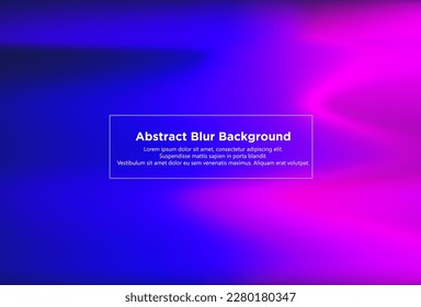 Blurred colored abstract background. Smooth transitions of iridescent colors. Colorful gradient. Rainbow backdrop