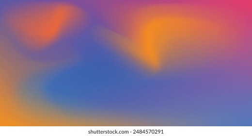 Blurred colored abstract background. Smooth transitions of iridescent colors. Colorful gradient. Rainbow backdrop.