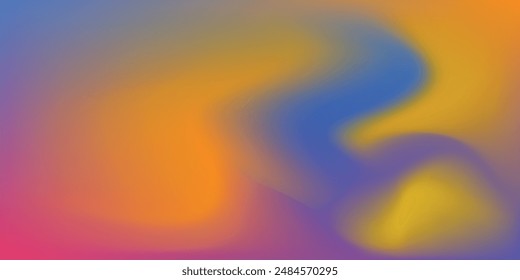 Blurred colored abstract background. Smooth transitions of iridescent colors. Colorful gradient. Rainbow backdrop.