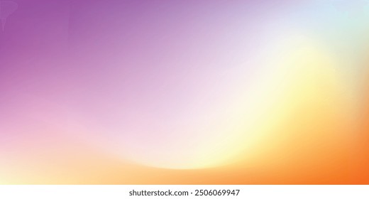 Blurred colored abstract background. Smooth transition of shimmering colors. Colorful gradient, Color gradient, gradient circle, modern gradient vector with grain noise
