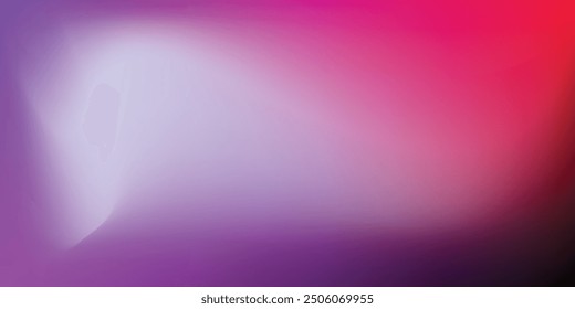 Blurred colored abstract background. Smooth transition of shimmering colors. Colorful gradient, Color gradient, gradient circle, modern gradient vector with grain noise