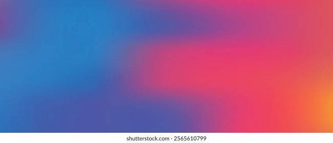 Blurred colored abstract background. Smooth transitions of iridescent colors. Colorful gradient. Rainbow backdrop.