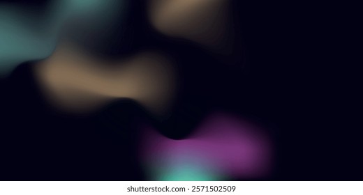 Blurred colored abstract background. Smooth transitions of iridescent colors. Colorful gradient. Rainbow backdrop.