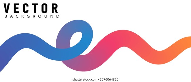 Blurred colored abstract background. Smooth transitions of iridescent colors. Colorful gradient. Rainbow backdrop.