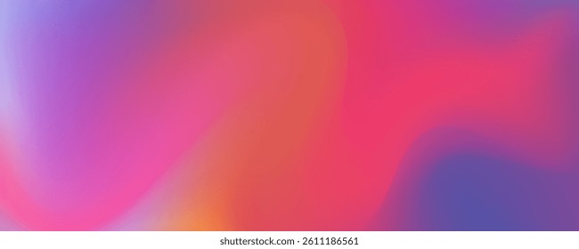 Blurred colored abstract background. Smooth transitions of iridescent colors. Colorful gradient. Rainbow backdrop.